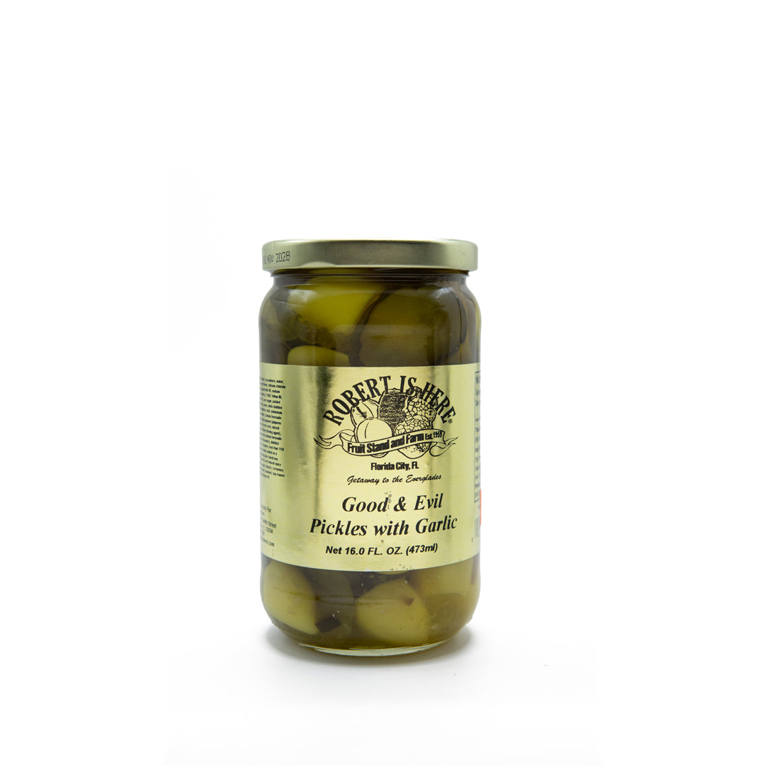 Good and Evil Pickles with Garlic