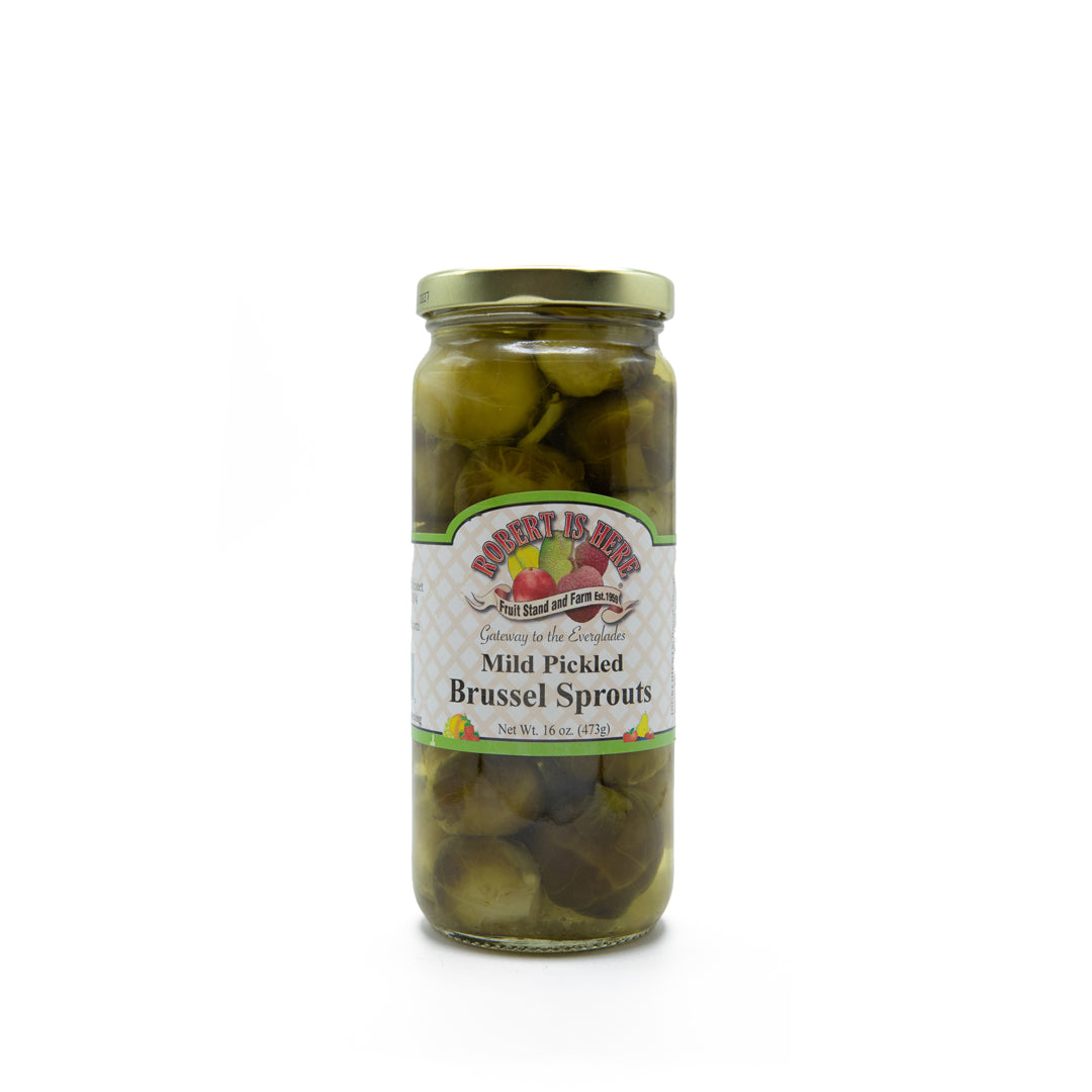 Mild Pickled Brussels Sprouts