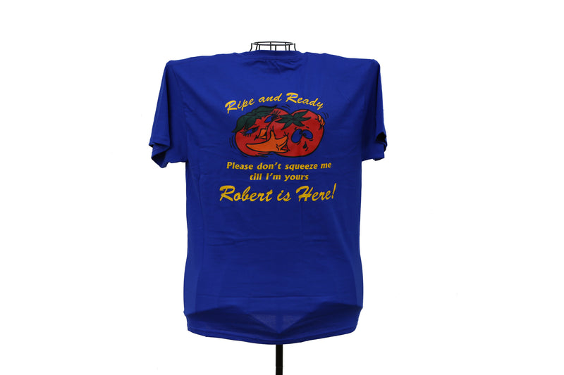 Robert Is Here T-shirt - Blue