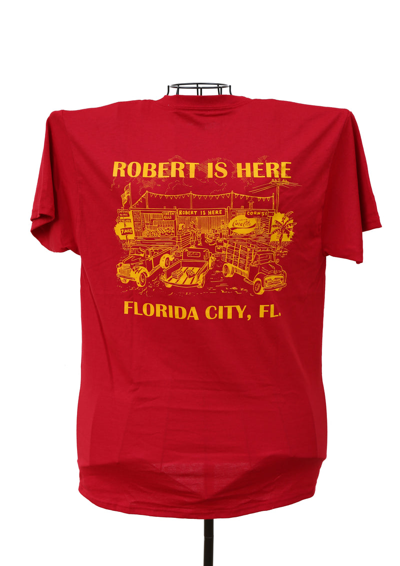 Robert Is Here T-shirt - Red