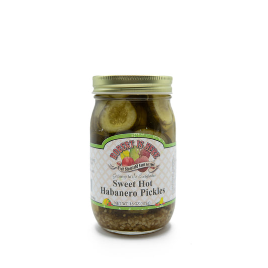 Sweet Hot Habanero Pickles