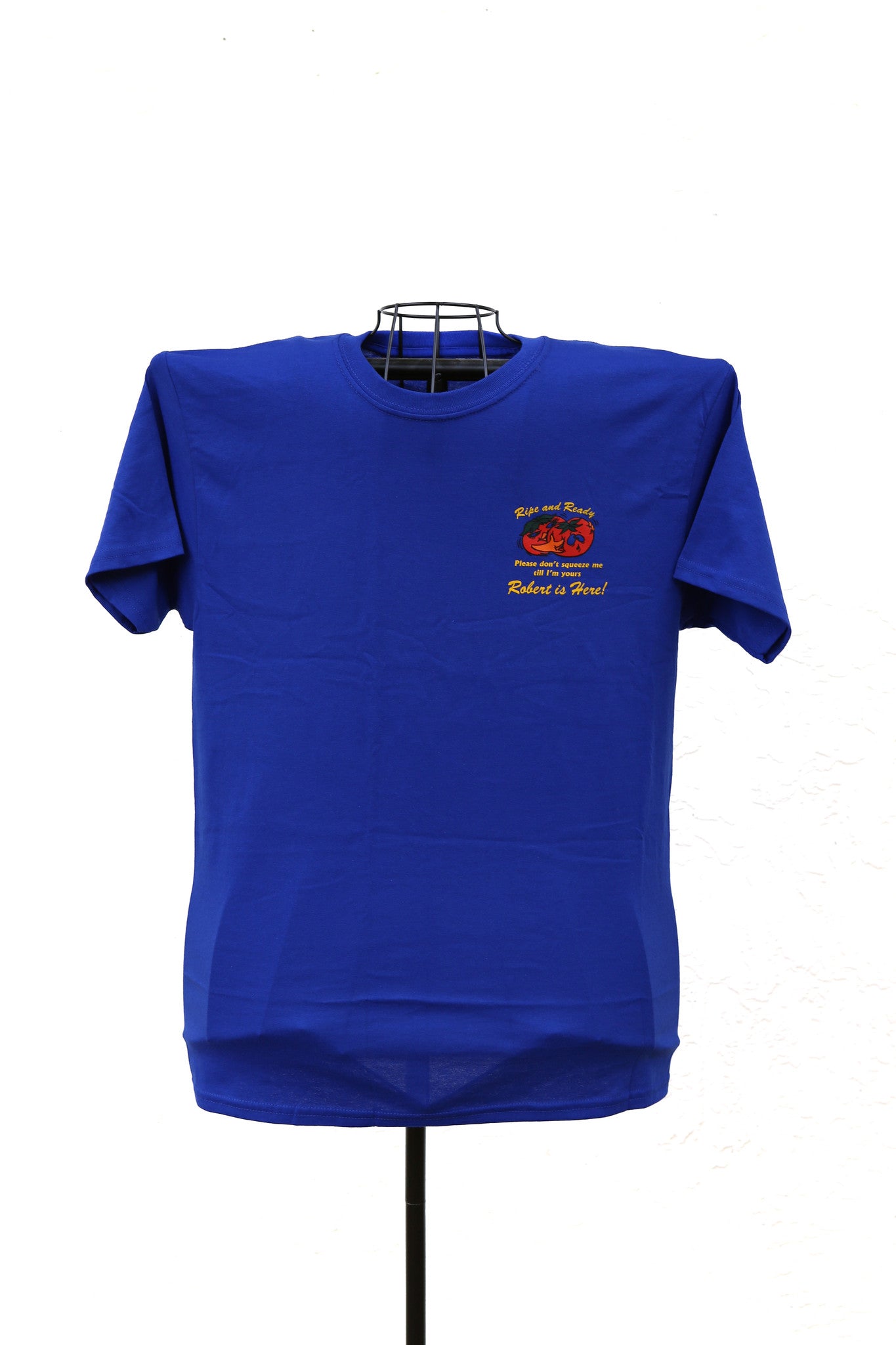 Robert Is Here T-shirt - Blue