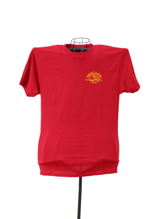 Robert Is Here T-shirt - Red